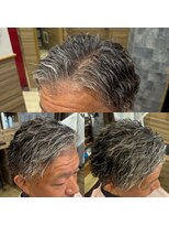 銀座マツナガ 神田店&nbsp;40代50代ビジネスツイストスパイラルツーブロック刈り上げ