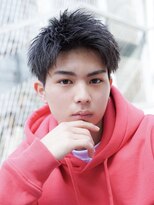 ゴート(GOATO) スパイキーショート アップバング 短髪 鹿児島ショート