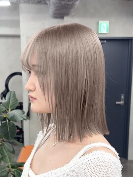 ニコ トウキョウ 渋谷(nico TOKYO) ダブルカラーアッシュベージュハイトーン韓国レイヤー