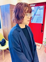 ヴォロンテ(volonte)&nbsp;ボブウェーブ/ピンクベージュカラー/ボブパーマ