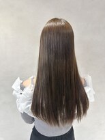 アース 新越谷店(HAIR&MAKE EARTH)&nbsp;ブリーチなしダブルカラー×髪質改善