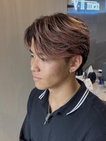 ロエメンズ(LOE men’s)&nbsp;リバースセンターパート/ニュアンスパーマ/ダウンバング