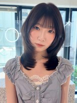 オモチャ 銀座(OMOCHA)&nbsp;韓国風ミディアムレイヤー/ダークブラウン