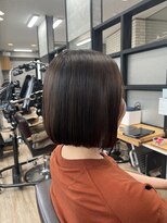 ナチュラルリーフ 仙台駅前店(Natural leaf)&nbsp;切りっぱなしボブ【Natural leaf 仙台駅前店】