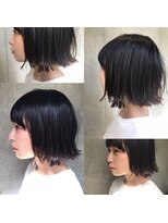 ビビト(bibito) bibito 切りっぱなし 外ハネボブ ランダムアッシュ