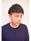 Lita メンズ 2ブロック アップバング ビジネス