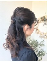 マロウ ヘア(Mallow hair)&nbsp;華やかハーフアップ♪