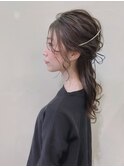 * arrange hair * × スエードリボン
