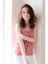 リアン(Lien)&nbsp;Lien☆小顔かきあげバング×セミウェットウェーブパーマ　立川