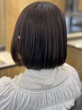 カーサ バイ ハミュウ たまプラーザ(CASA by Humium) 20代30代◎暗髪アッシュ×ツヤ感小顔ボブ【たまプラーザ】