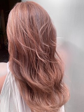 グランツヘアデザイン 四谷(GRANZ hair design) 透明感コーラルピンク