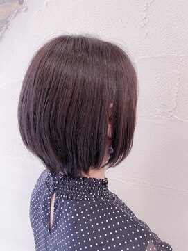 ヘアースパパズ(hair spa PAZ) イメチェン大人ラベンダーグレージュ前下がりボブ\12500(祐天寺)