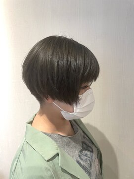 アフィックス ヘア 水天宮前店(affix hair) 透明感のある外国人風カーキグレージュ