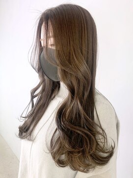 アルバム 新宿(ALBUM SHINJUKU) ロングブラウン_くすみブルーミニウルフテラコッタ_ba334812