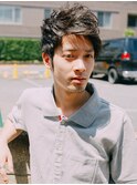 ポイントパーマでゆるふわショート