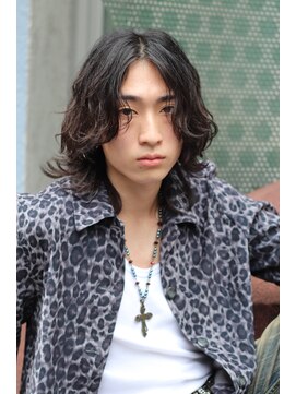 ブークル(boucle) メンズロングウルフパーマ