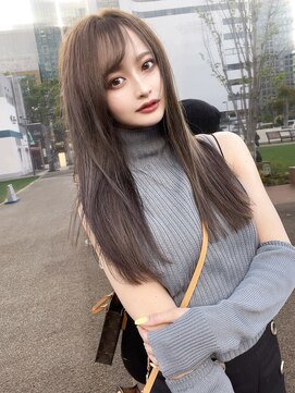 ウィクシーミミ 栄矢場町店(wixy mimi) 【wixy mimi/栄 矢場町】透明感アッシュブラウンストレート