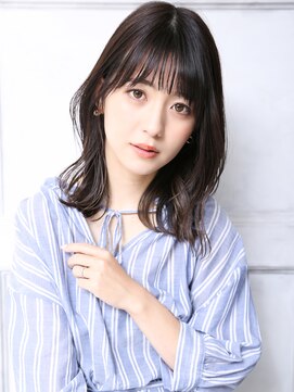 クラッチ 名古屋(CLUTCH) 大人可愛い小顔美髪ツヤ髪ガーリー外ハネワンカールA13