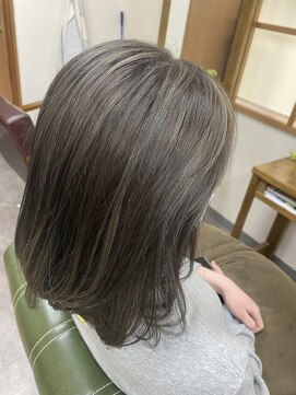 東京ヘアーサロン ハイライト×グレージュ/20代/30代/40代/50代/北本/桶川/鴻巣