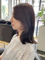 ラブクロムトーキョー オモテサンドウ(LOVECHROME OMOTESANDO)&nbsp;ラブクロム表参道髪質改善☆立ち上げ前髪の外ハネ韓国くびれヘア