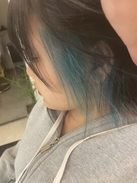 ベリー(berry) インナーにターコイズブルー☆