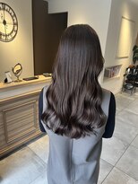 ヘアースタジオ エフ(Hair studio f) 茨木/アッシュグレージュ/艶感カラー/韓国カラー