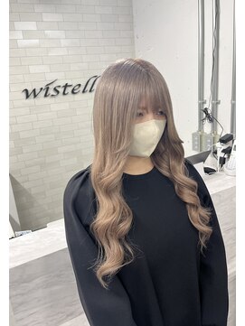 ウィステル 【エクステ80枚】ミルクティーベージュ