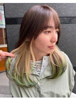 ジーナ バイ アルティナ(Dina by artina)&nbsp;インナーカラー_バイカラー_ツートンカラー_セクションカラー