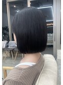 @ayumi_sand ボブ 縮毛矯正 髪質改善ストレート