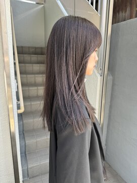 ローレンジウ(LOREN JU) 透明感髪質改善ベージュダブルカラーミルクティーグレージュ