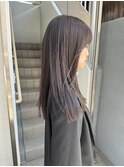 透明感髪質改善ベージュダブルカラーミルクティーグレージュ