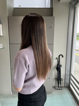 エイト 沖縄豊崎店(EIGHT toyosaki) 【EIGHT 豊崎】お客様スタイル_ミルクティーブラウン