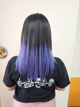 美容室イーナ(e na) エクステで3Dカラーに