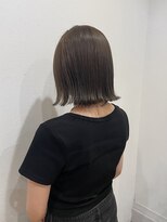 ジジ チーク 栃木(Gigi cheek) ブリーチなしダブルカラーでグレージュカラー