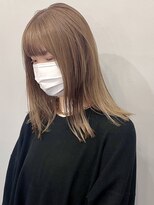 シャロン(SHARON)&nbsp;【SHARON】ミルクティーベージュ×ミディアムスタイル