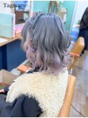 短めさんヘアセット☆編み込みの下ろし