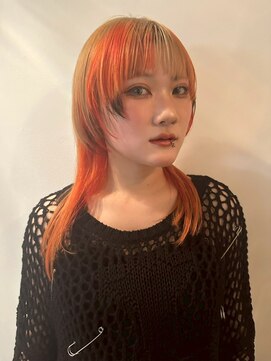 フォークロア 本店(Folk Lore) マッシュウルフ/デザインカラー