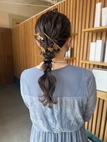 キュオンシア(CUEON. ciea)&nbsp;編み下ろしヘア×ヘアアレンジ