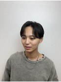 センターパート　ニュアンスパーマ　カルマパーマ