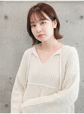 ブラウンベージュ×外ハネボブ