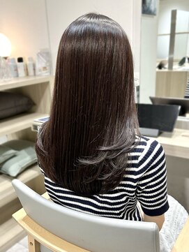 ラベスト キョウト(LOVEST) ワンカールで可愛い顔周りレイヤー×チョコレートブラウン