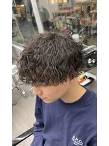 オムデュー(HOMME DEUX)&nbsp;【KAITO】癖毛に波巻きパーマ！