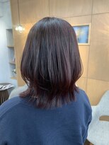 ヘアースペースブルーム プリュス 石橋店(HAIR SPACE BLOOM plus)&nbsp;ワインレッド/髪質改善トリートメント/艶髪/レイヤーカット