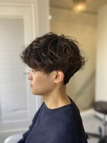 メンズカット バイ ソイクフ(メンズカット by SOY-KUFU)&nbsp;短髪波巻きパーマスペインカールラウンドマッシュシャドウパーマ