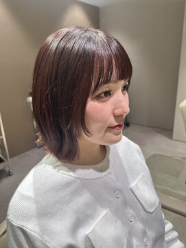 シンルヌア(Shin Lunua) 顔まわりレイヤーミニボブ