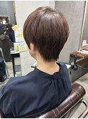 丸みシルエットの大人ショート
