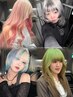 【hinaki限定☆彡】真実のケアブリーチ+デザインカラー♪ 
