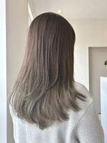 アソビ ヘア ラボ(Asobi hair lab)&nbsp;柔らかグレージュのナチュラルグラデーション
