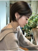 髪質改善ダブルカラーレイヤーボブハッシュカットハイライト