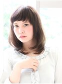【mailo】キュートバング×伸ばしかけボブ